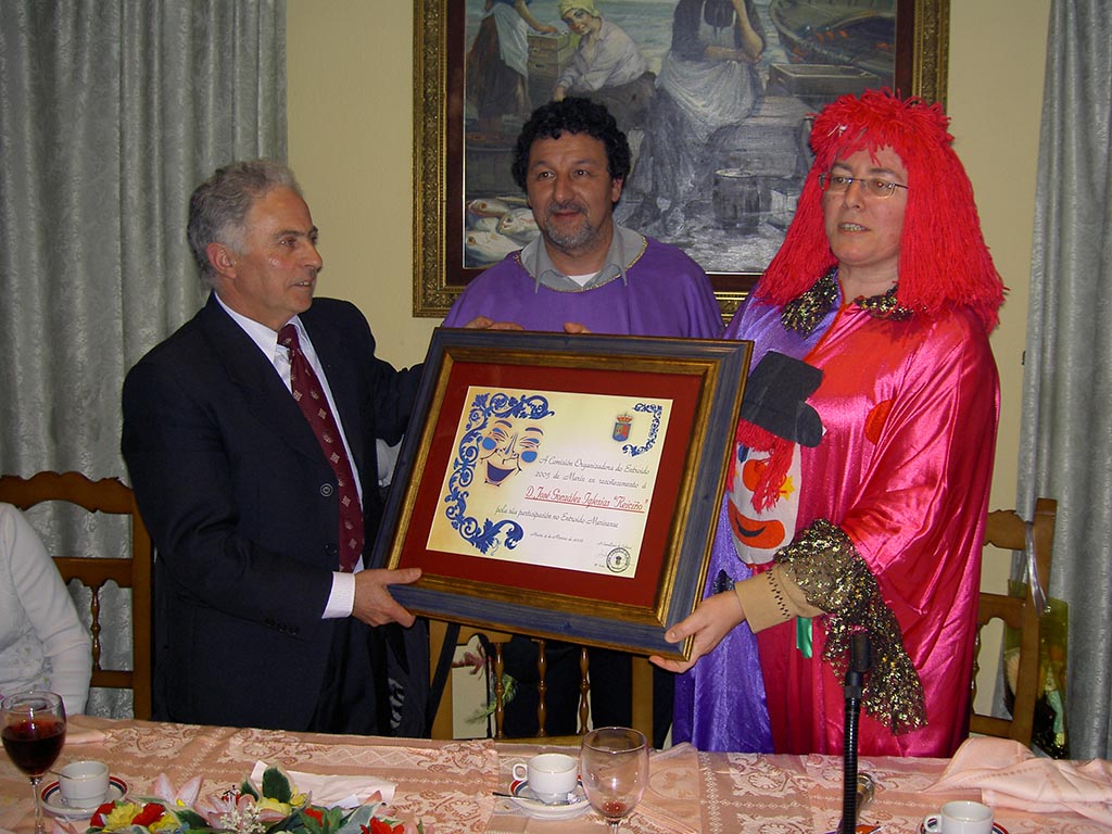 Cena homenaje a "Reiciño" en el Carnaval del año 2006